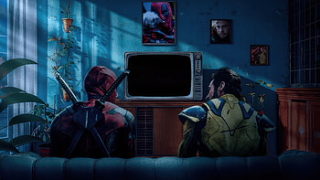 Deadpool And Wolverine Endless Talk, deadpool-and-wolverine, deadpool, wolverine, superheroes, artwork, digital-art HD wallpaper