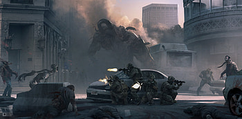 dark, battle HD wallpaper