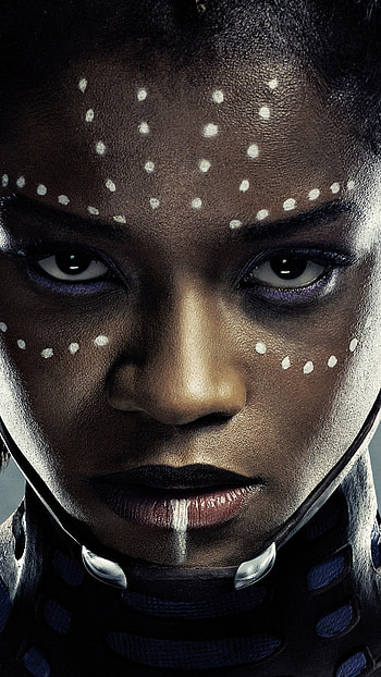 Letitia Wright, Black Panther, resolution, Striking movie poster HD phone wallpaper