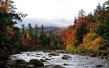 New Hampshire, Travels, River serenity, Nature's artwork HD wallpaper