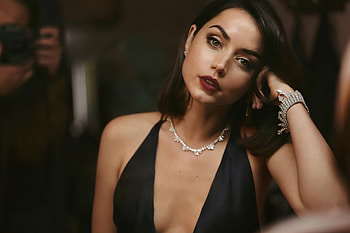 Ana De Armas, Makeup, Celebrity, Actress, Brunette, Cuban, Green Eyes, Hair, Lipstick HD wallpaper