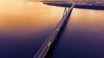 Highway Bridge Evening , highway, bridge, evening, graphy HD wallpaper