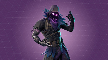 Fortnite, warrior, video game, Raven Skin HD wallpaper