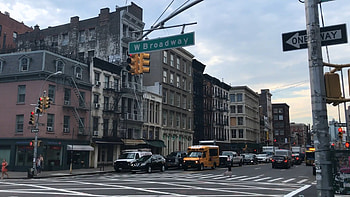 Broadway travels, W Broadway street, stock video HD wallpaper