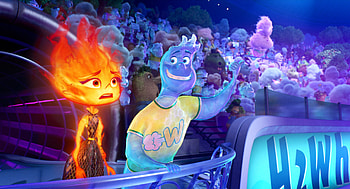 Wade Ripple, Ember Lumen, movie, elemental HD wallpaper