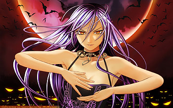 True Vampire, rosario, anime, moka, beautymvampire, wall, new HD wallpaper