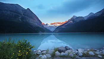 Lake Louise Canada view HD wallpaper