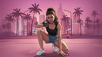 Lucia Caminos In Gta 6 Game, gta-6, gta-vi, gta, games, xbox-games, ps5-games, pc-games, 2026-games, video-games, artwork, art, digital-art, artstation, deviantart HD wallpaper