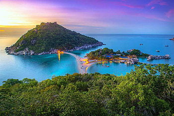 Koh Tao, Thailand, Koh Nang Yuan viewpoint HD wallpaper
