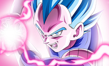 Super vegeta, blue power, dragon ball, anime HD wallpaper