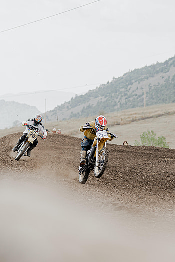 Motorcycles, Motorcyclist, Motorcycle, Bike, Dust, Race HD phone wallpaper