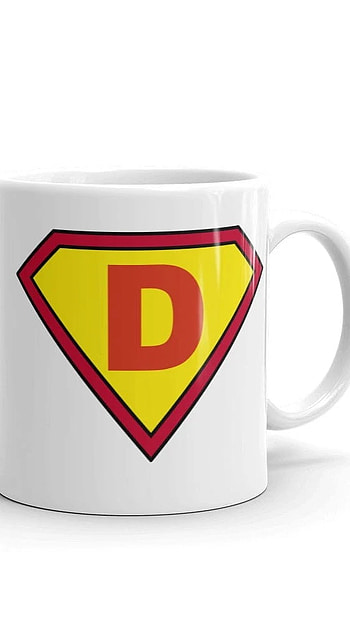 D Name Ka, Super Man, Logo, mug HD phone wallpaper