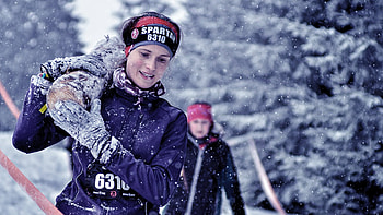 Spartan Race Inc. Obstacle Course Races | Greek Peak Winter Sprint 2018 HD wallpaper