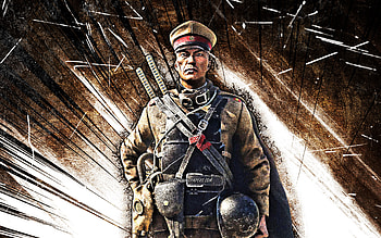 Keisuke Nakamura, grunge art, Battlefield V, fan art, Battlefield characters, Battlefield V Elites, brown abstract rays, soldiers, Battlefield 5, Keisuke Nakamura Battlefield HD wallpaper