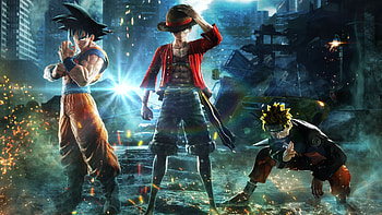 Goku, Naruto, Luffy HD wallpaper