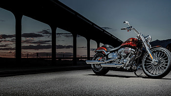Harley-Davidson, Auto icons, Classic American motorcycles, Powerful engines HD wallpaper