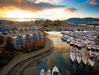 Transport, Landscape, Cities, Rivers, Yachts HD wallpaper