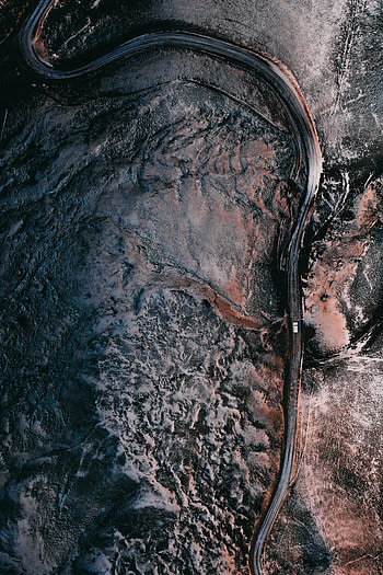 Nature, View From Above, Road, Relief HD phone wallpaper