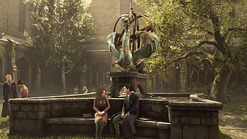 Hogwarts Legacy, PlayStation universe, Stunning artwork, Immersive setting HD wallpaper