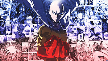 Saitama, OnePunch-Man, anime, bald anime boy HD wallpaper