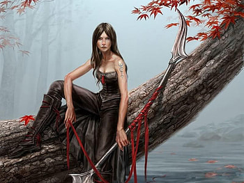 f girl 5 261.jpg, girl, limb, fantasy, tree HD wallpaper