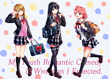 Yahari Ore No Seishun Love Comedy Wa Machigatteiru, Anime, My Teen Romantic Comedy Snafu, Black Hair, Blue Eyes, Brown Eyes, Brown Hair, Iroha Isshiki, Long Hair, Pink Hair, School Uniform, Short Hair, Yui Yuigahama, Yukino Yukinoshita HD wallpaper