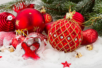 Xmas, balls, magic christmas, christmas HD wallpaper