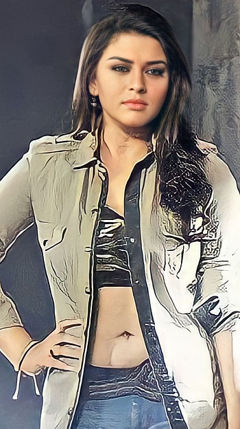 Hansika Motwani, telugu actress, navel HD phone wallpaper