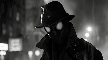 Spider-Man Noir – Dark & Gritty Comic Style Background, Comic, Spider-Man Noir, spider man HD wallpaper