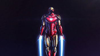 Iron Man New Flying, iron-man, superheroes, digital-art, artwork, artstation HD wallpaper