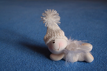angel, fun, bear, christmas HD wallpaper