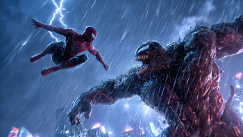 Spider Man Vs Venom Ultimate Clash, spiderman, venom, superheroes, artwork, art, digital-art, ai HD wallpaper