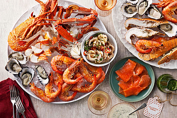 Cold seafood platter, Fresh seafood, Oceanic delights, Seafood indulgence HD wallpaper