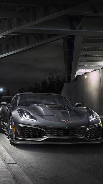 Corvette ZR1 Front View, Corvette HD phone wallpaper