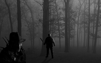 horror forest darkness psycho freddy krueger jason voorhees michael myers leatherface w Art HD wallpaper