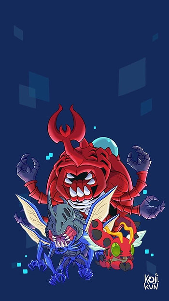 Tentomon, game, digimon HD phone wallpaper