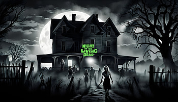 zombie, movie, Night of the Living Dead, Romero (Zombie Land Saga) HD wallpaper