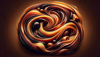 Hypnotic Toffee Swirl, toffee, Abstract, texture, swirl, colors HD wallpaper