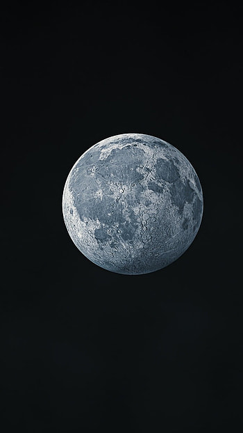Moon, Black Background HD phone wallpaper