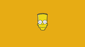 Bart Simpson , bart-simpson, the-simpsons, cartoons, animated-tv-series, minimalism, minimalist, yellow HD wallpaper