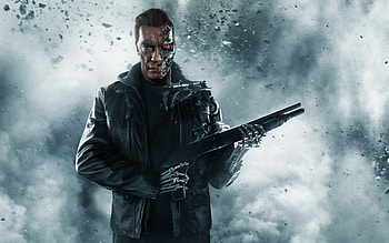 Terminator, Arnold Schwarzenegger, Movie, Terminator Genisys HD wallpaper
