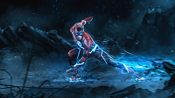 Flash, flash, superheroes HD wallpaper