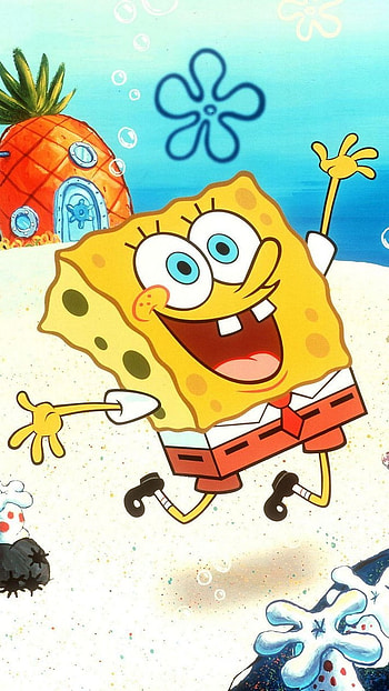 Spongebob, Spongebob Yellow HD phone wallpaper