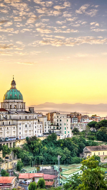 Naples Italy, que city, Italian charm, Scenic beauty HD phone wallpaper