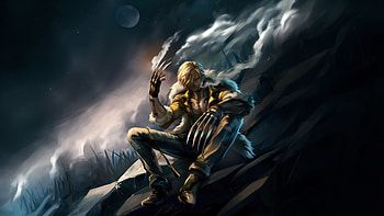 Wolverine In Anime World, wolverine, artwork, art, digital-art, superheroes, anime HD wallpaper