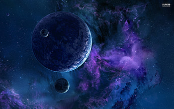 Purple galaxy HD wallpaper