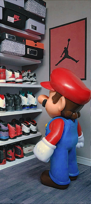 Mario Bros, jordan, juego HD phone wallpaper