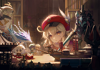 Klee's Adventure: Genshin Impact Ultra, Klee (Genshin Impact), video game, Genshin Impact HD wallpaper