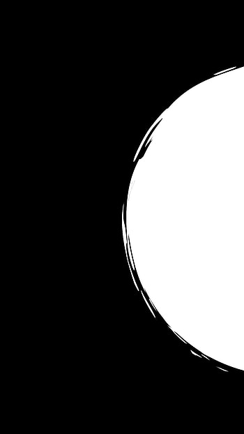 Abstract, Minimalism, Bw, Chb, Circle HD phone wallpaper