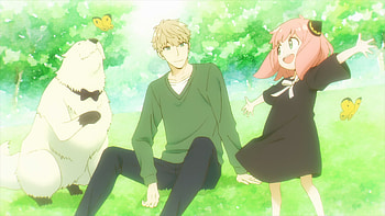 Bond (Spy x Family), Loid Forger, Anya Forger, Anime, Spy x Family HD wallpaper